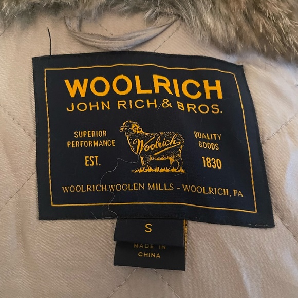 Woolrich Parka Jacket with Fur Hood - Picture 3 of 6
